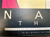Patrick Nagel Poster The Book Published by Alfred Van der March Editions