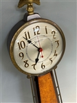Vintage Sessions Banjo Style Wall Clock with Eagle Finial