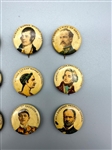 Antique Celluloid Pinbacks from American Pepsin Gum Co.