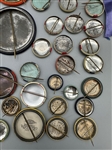 Large Group of Celluloid, Metal Pinbacks and Ribbons