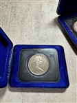 (3) Uncirculated Silver 1871- 1971 Bristish Columbia Canada Dollars 