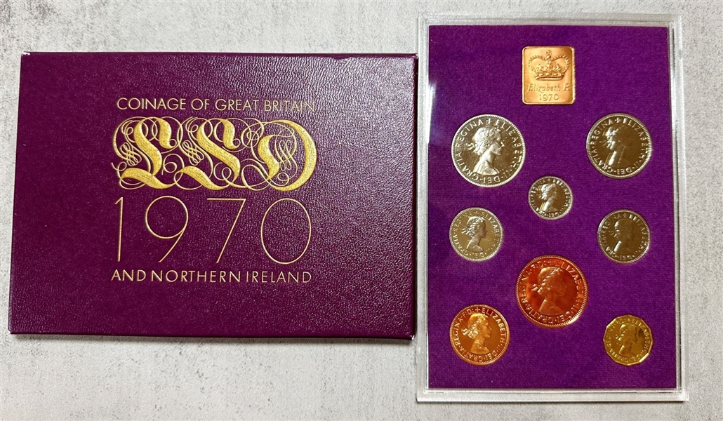 1970 Coinage of Great Britain and Northern Ireland Proof Set