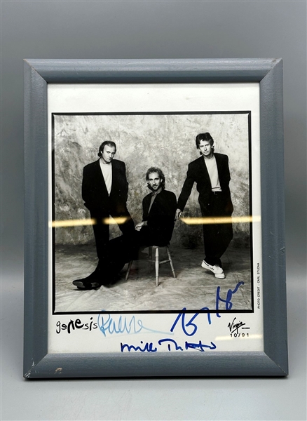 Framed Autographed Photo from Genesis