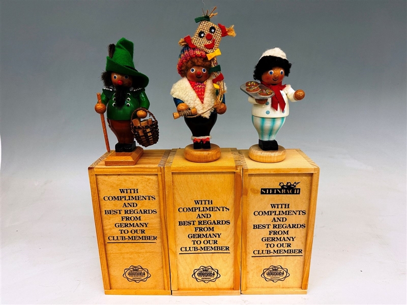 (3) Steinbach Collector Club Mini Nutcrackers
