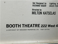 Butterflies are Free Poster for Booth Theater 1977 First Edition
