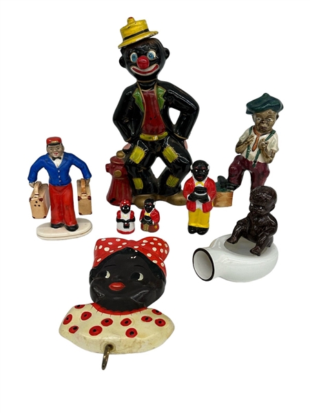 Group of Black Americana Porcelain Figures