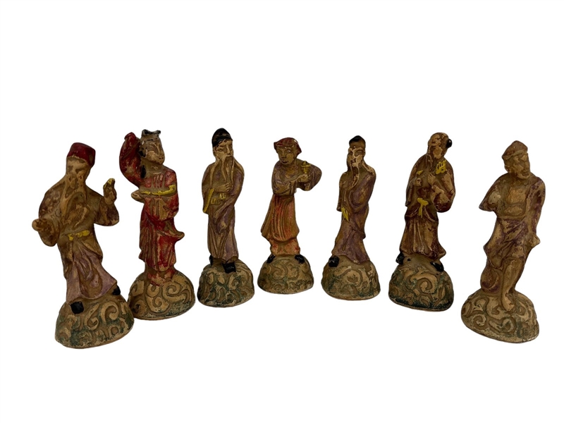 (7) Chinese Terracotta Figurines 