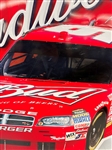 2009 Budweiser Beer Dodge Charger Metal Racing Sign Kasey Kahne