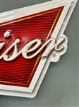 2014 Budweiser Beer Chevrolet 55 Metal Racing Sign Kevin Harvick