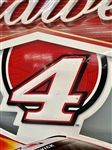 2014 Budweiser Beer Chevrolet 55 Metal Racing Sign Kevin Harvick