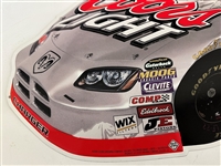 (2) Coors Light Beer Metal Racing Signs David Stremme & Sterling Marlin