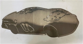 (2) Coors Light Beer Metal Racing Signs David Stremme & Sterling Marlin