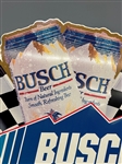 1993 Busch The Official Beer of Nascar Metal Racing Sign