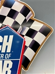 1993 Busch The Official Beer of Nascar Metal Racing Sign