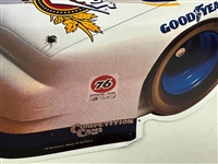 1997 Miller Lite Beer Nascar Metal Racing Sign Rusty Wallace