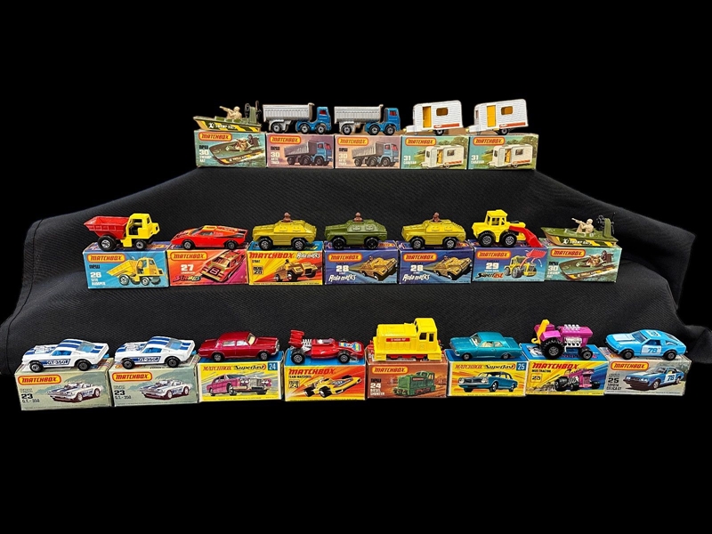 (20) Matchbox Superfast/75 Cars in Original Boxes