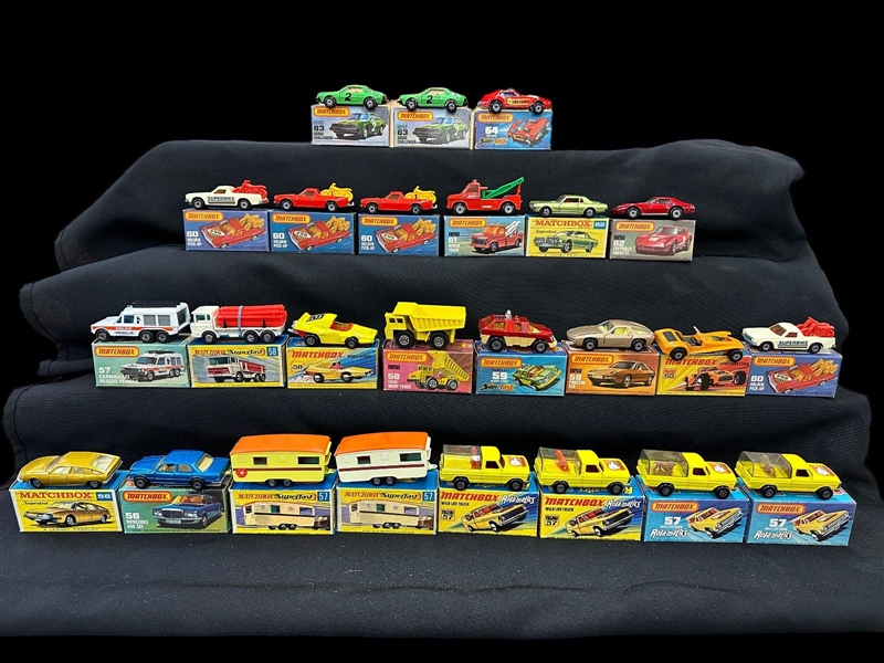 (25) Matchbox Superfast/75 Cars in Original Boxes