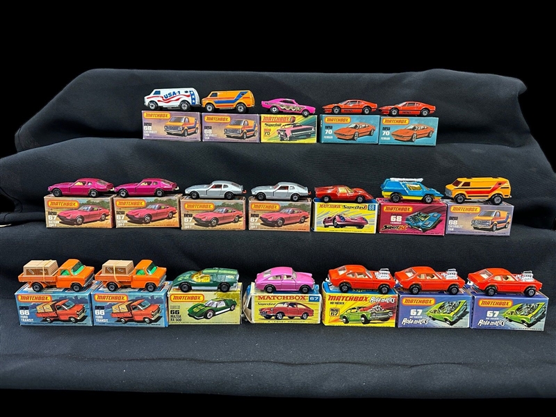 (19) Matchbox Superfast/75 Cars in Original Boxes