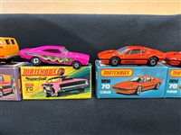 (19) Matchbox Superfast/75 Cars in Original Boxes