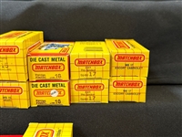 (40) Matchbox Cars 1980's in Original Yellow Grid Box: