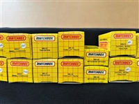 (50) Matchbox Cars 1989-1993 in Original Yellow Grid Boxes