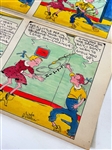 (4) Original Comic Story Board Strips by Life Russel