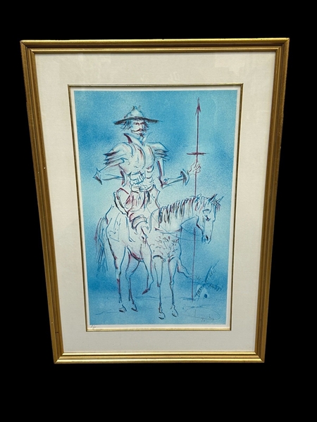 Lazlo Dus "Don Quixote" Artist Proof Lithograph