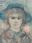 (2) Edna Hibel S/N Lithograph