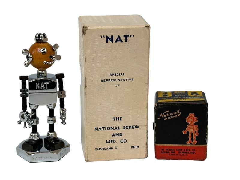 "Nat" The Special Representative Figure For The National Screw Co. Cleveland