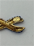 Bellini by FormArt Brooch Earring Set Patriotic Ribbon and Stars