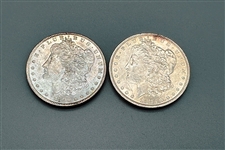 (2) Morgan Silver Dollars 1882-O and1883-O 