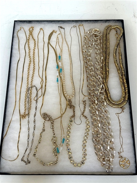 Group of 14 Costume Jewelry Necklaces