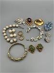 Group of Signed Costume Jewelry; Eisenberg, Hobe, Others