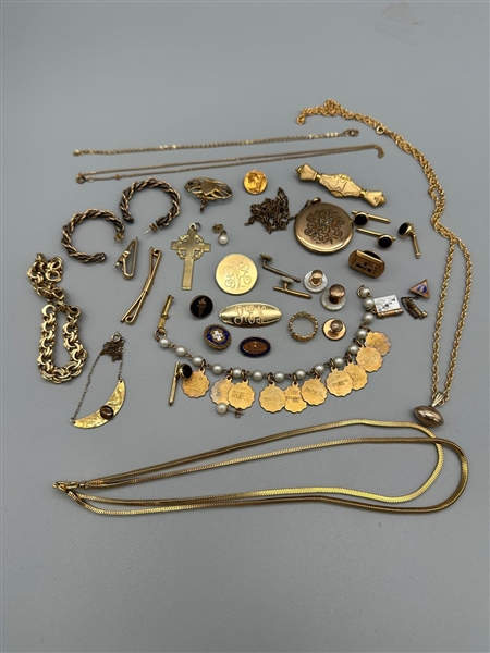 Group of Gold Filled Jewelry