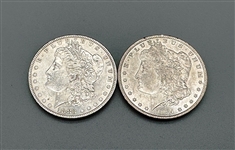 (2) Morgan Silver Dollar 1883-O and 1884-O