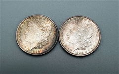 (2) 1896-P Morgan Silver Dollars