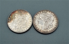 (2) 1897-P Morgan Silver Dollars