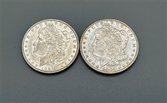 (2) Morgan Silver Dollars 1897-P and 1904-O