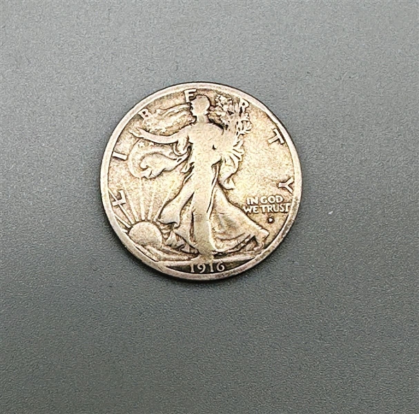 1916-D Walking Liberty Half Dollar