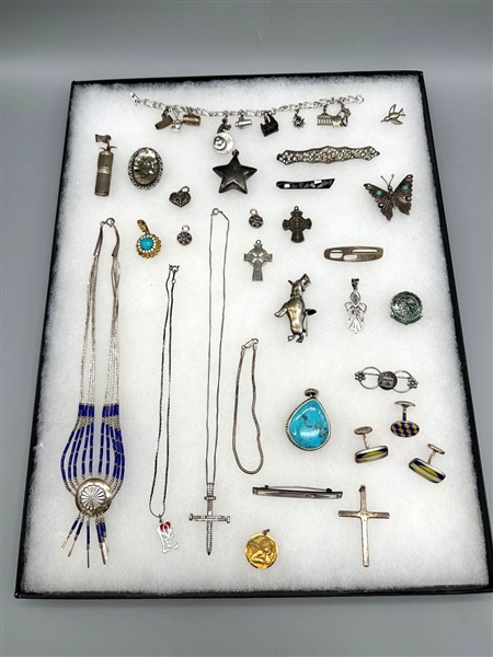 Group of Sterling Silver Jewelry