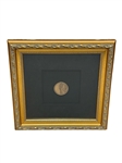 1988 Erté (Romain de Tirtoff 1892-1990) Bronze "Bonds of Love" Medallion in Gilt Shadow Box