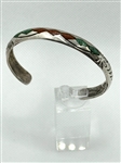 Native American Sterling Silver Turquoise Cuff Bracelet