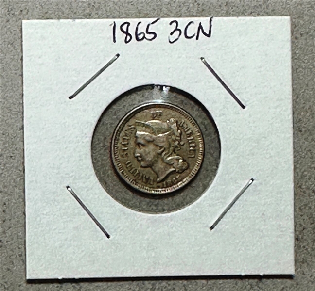 1865 3 Cent Nickel