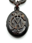 Victorian Carved Mourning Locket