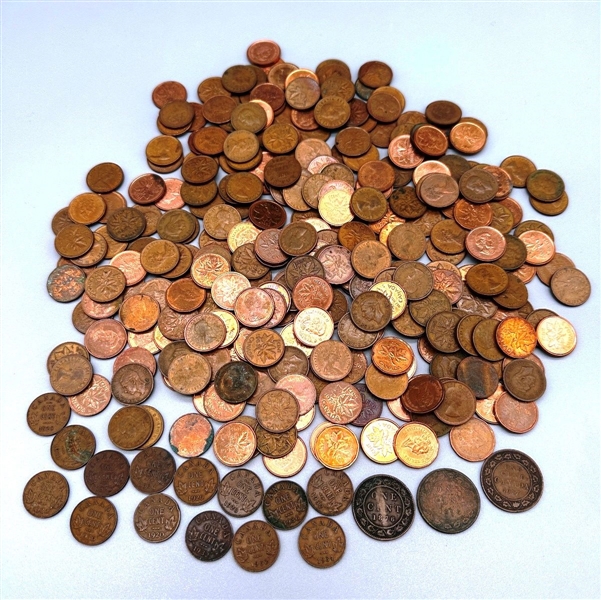 (113) Canadian Pennies