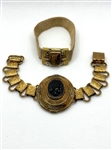 (2) Cameo Gold Filled Mourning Bracelets