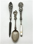 (3) Sterling Silver Dresser Utensils