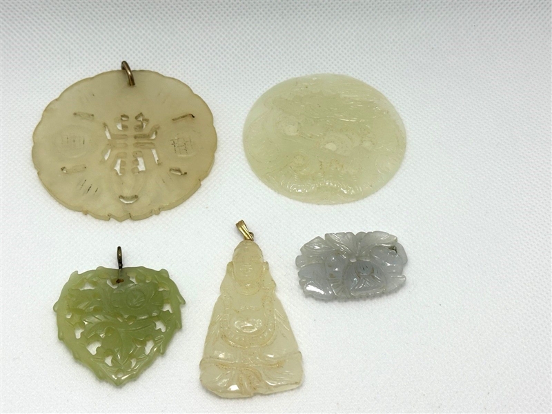 (5) Jade Pendants