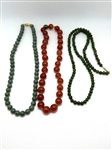 (3) Jade Necklaces