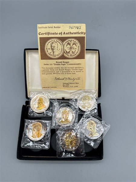 Franklin Mint President Coin Set